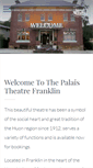 Mobile Screenshot of franklinpalais.com